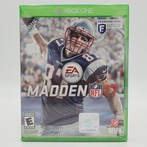 Madden NFL 17 Microsoft Xbox One Football Video Game 2016 New Sealed